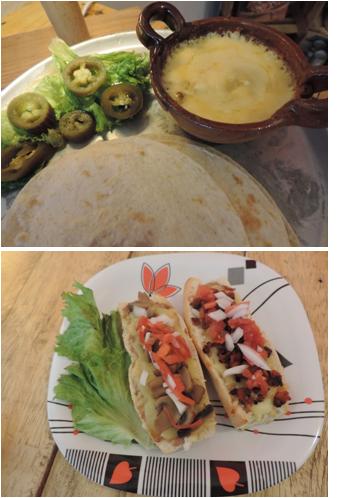 Queso Fundido y molletes